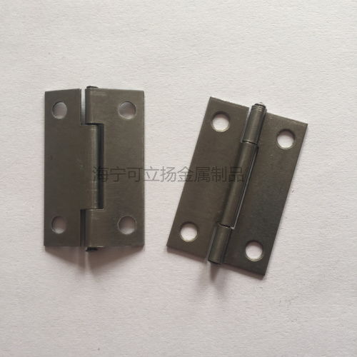 廠家直銷五金配件1.5寸普通鐵合頁(yè)家具薄鉸鉸鏈可電鍍高清圖片 高清大圖